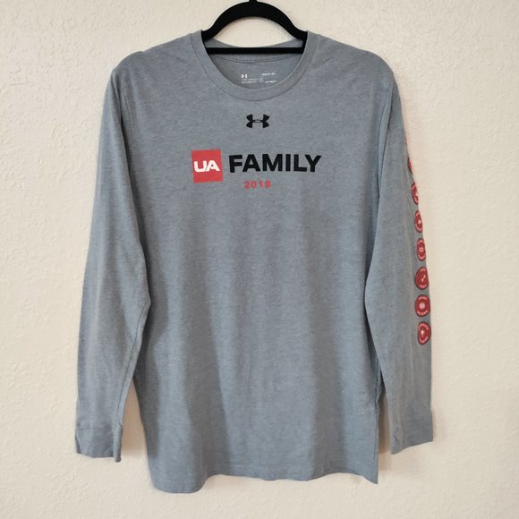 Under Armour Men's Longsleeves Shirt Grey Small - Picture 1 of 8